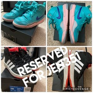 Nike and Adidas shoes bundle size 11G